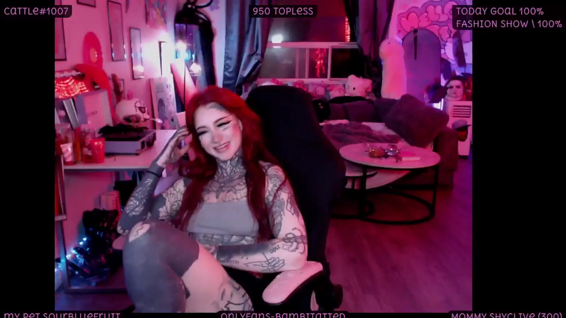 Gallery image thumbnail from Tattoobambi's myfreecams stream on, 11/09/2025, 03:54 image 12 of 20