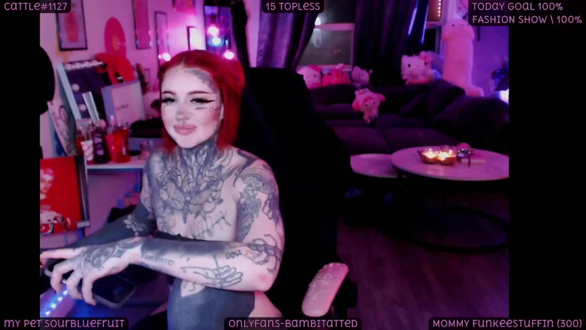 Gallery image thumbnail from Tattoobambi's myfreecams stream on, 11/11/2025, 03:57 image 15 of 20