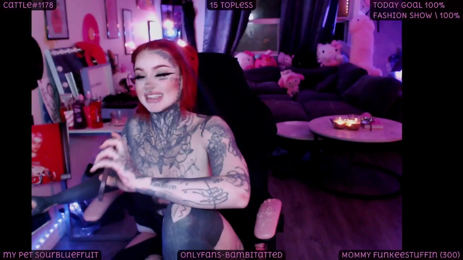 Gallery image thumbnail from Tattoobambi's myfreecams stream on, 11/11/2025, 03:57 image 14 of 20