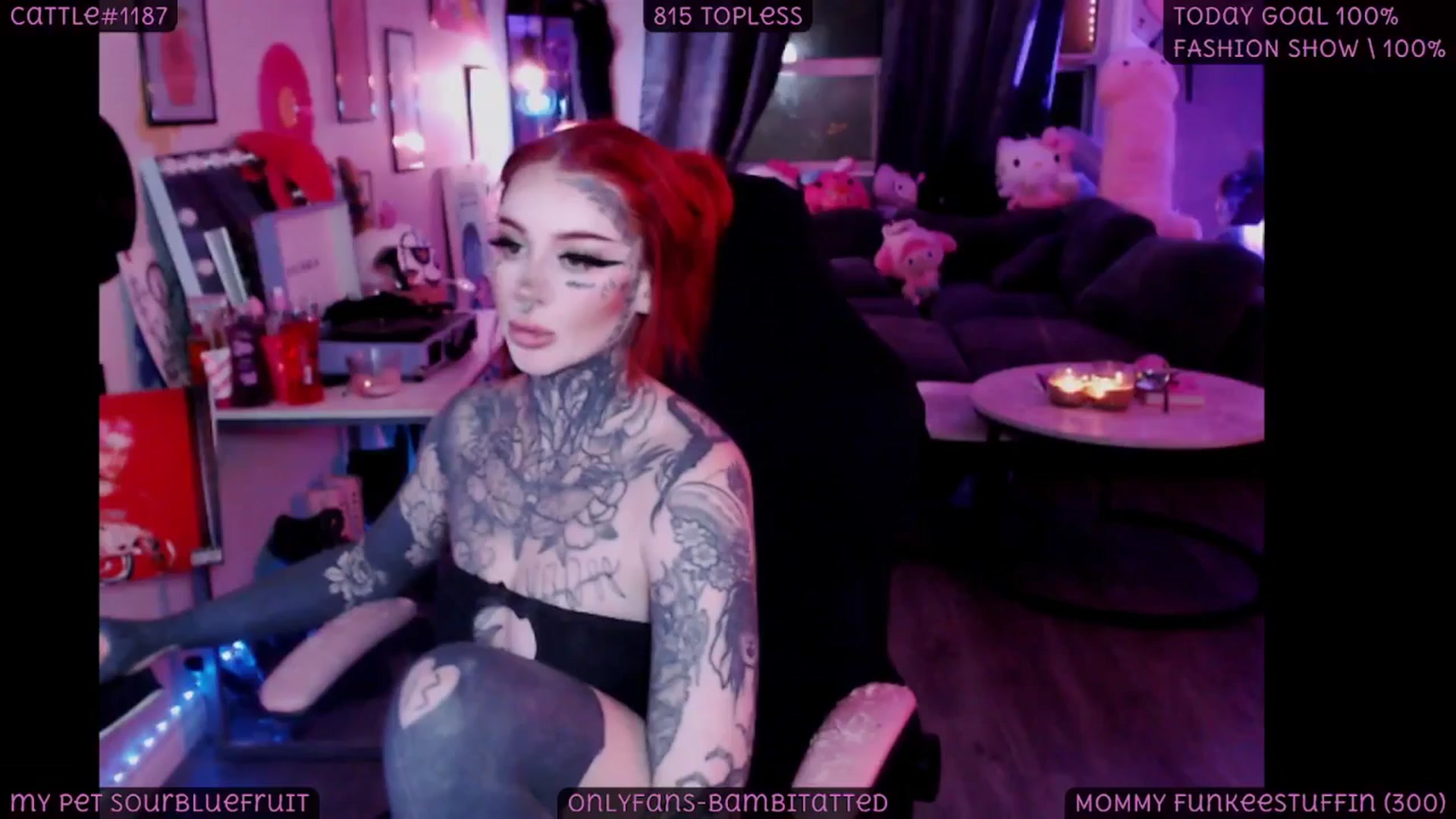 Gallery image thumbnail from Tattoobambi's myfreecams stream on, 11/11/2025, 03:57 image 10 of 20