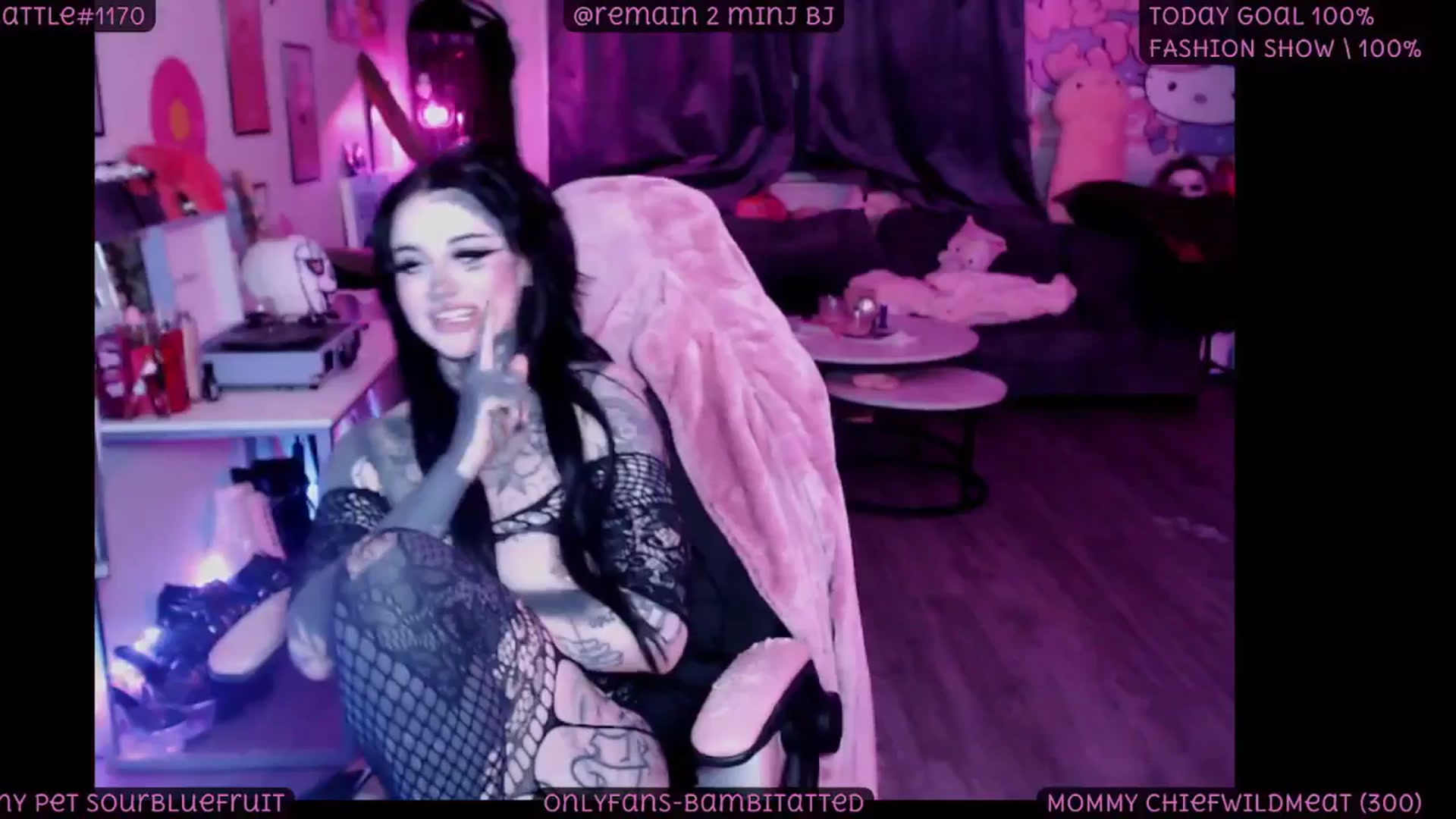 Gallery image thumbnail from Tattoobambi's myfreecams stream on, 11/22/2025, 04:28 image 11 of 20