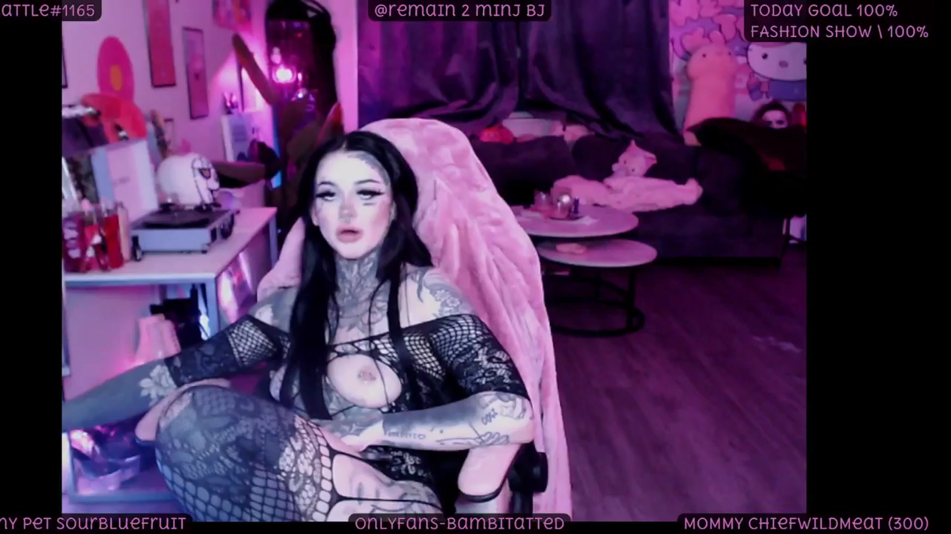 Gallery image thumbnail from Tattoobambi's myfreecams stream on, 11/22/2025, 04:28 image 20 of 20