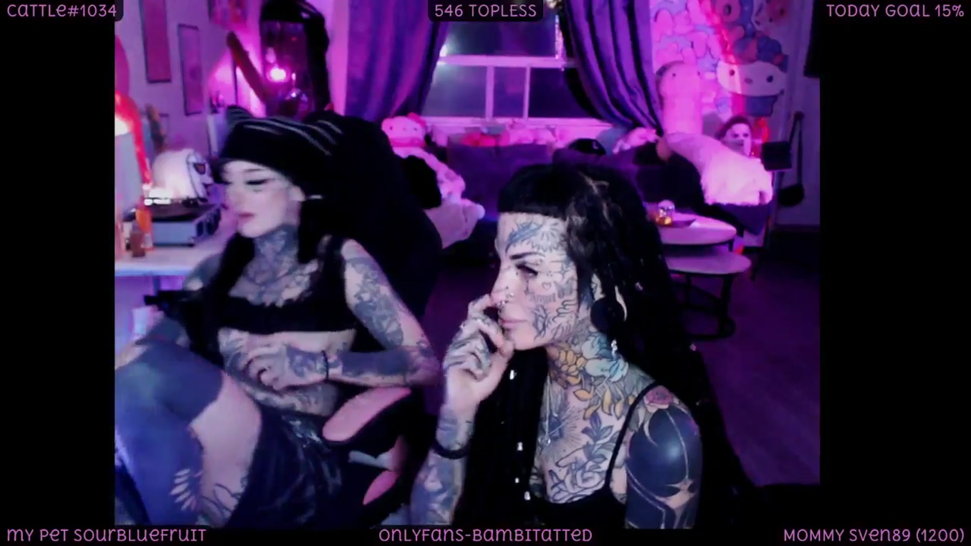 Gallery image thumbnail from Tattoobambi's myfreecams stream on, 11/23/2025, 02:51 image 17 of 20
