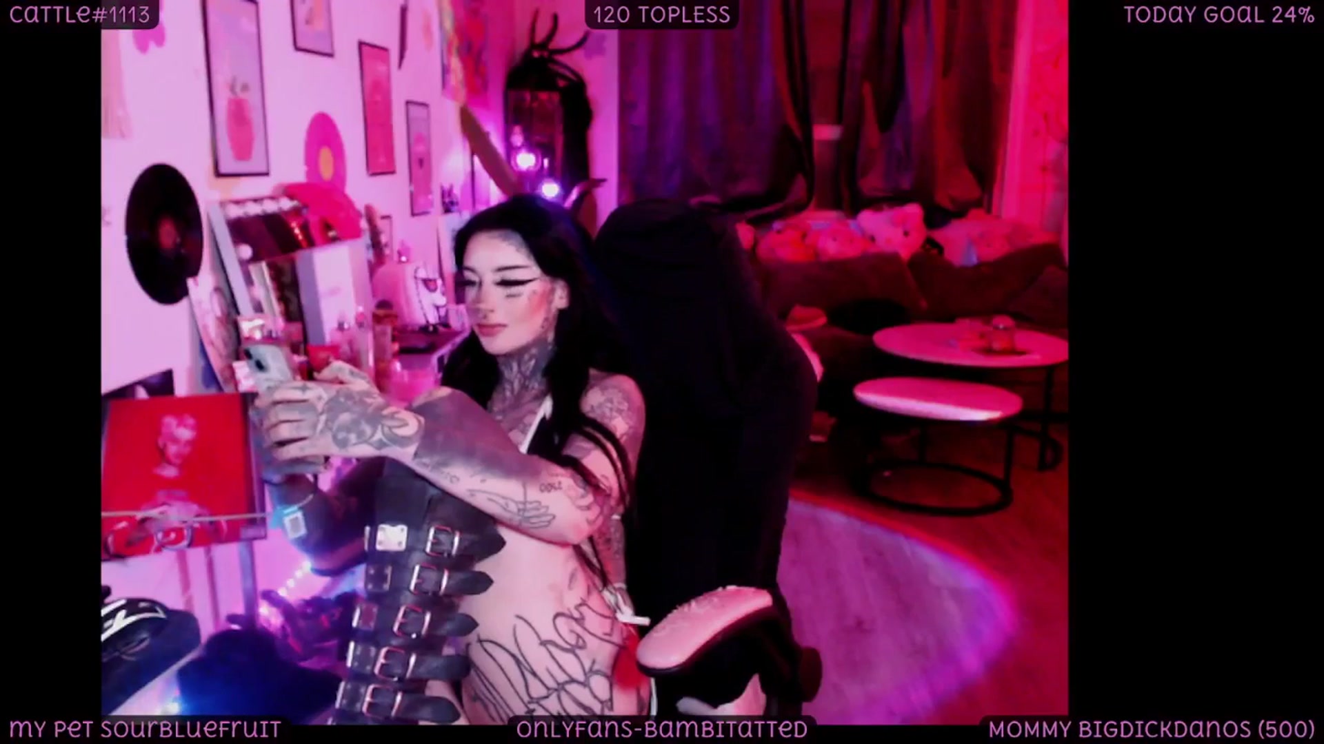 Gallery image thumbnail from Tattoobambi's myfreecams stream on, 11/26/2025, 05:33 image 5 of 20