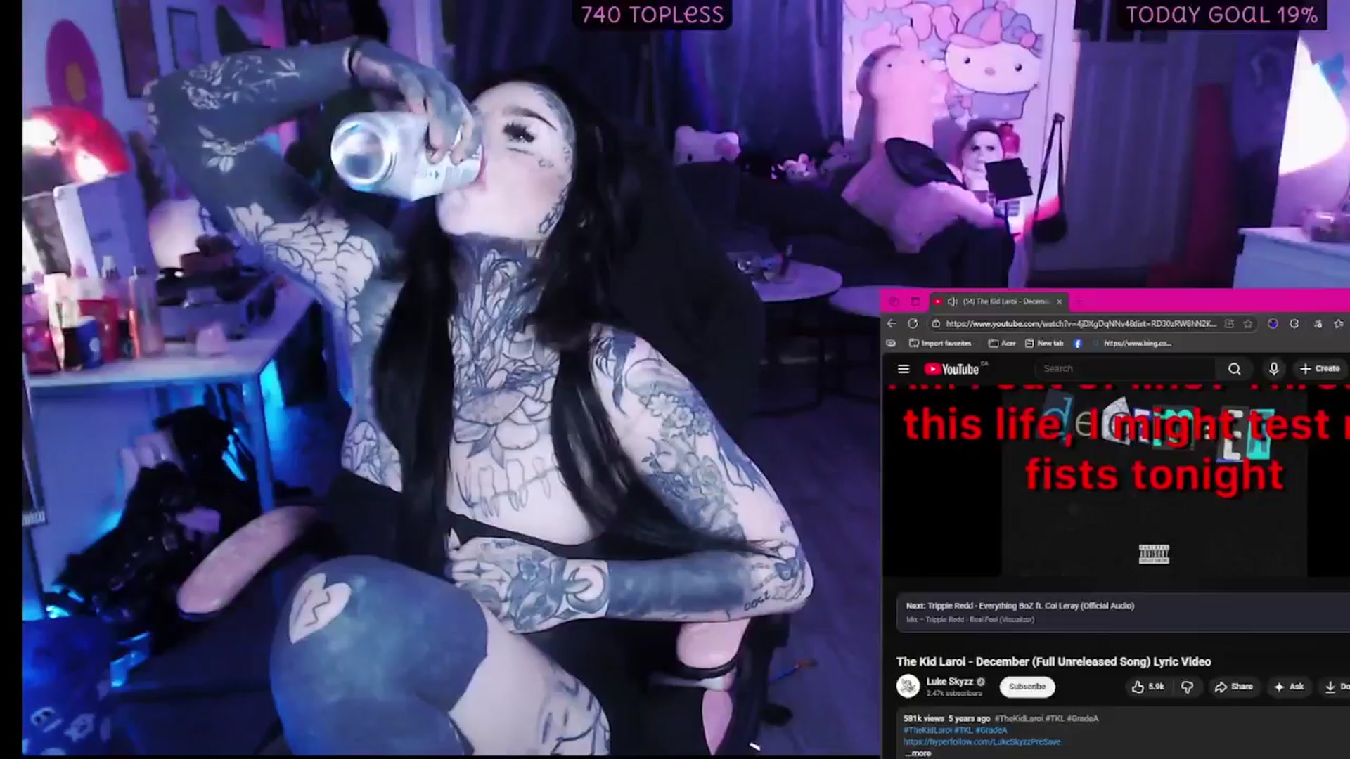 Gallery image thumbnail from Tattoobambi's myfreecams stream on, 12/02/2025, 03:34 image 3 of 20