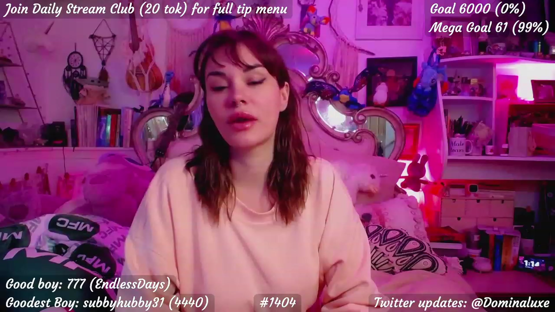 Gallery image thumbnail from TaylorVaughan's myfreecams stream on, 04/15/2023, 20:41 image 18 of 20
