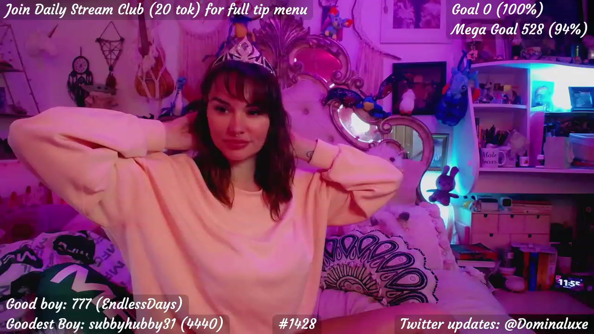Gallery image thumbnail from TaylorVaughan's myfreecams stream on, 04/15/2023, 20:41 image 7 of 20