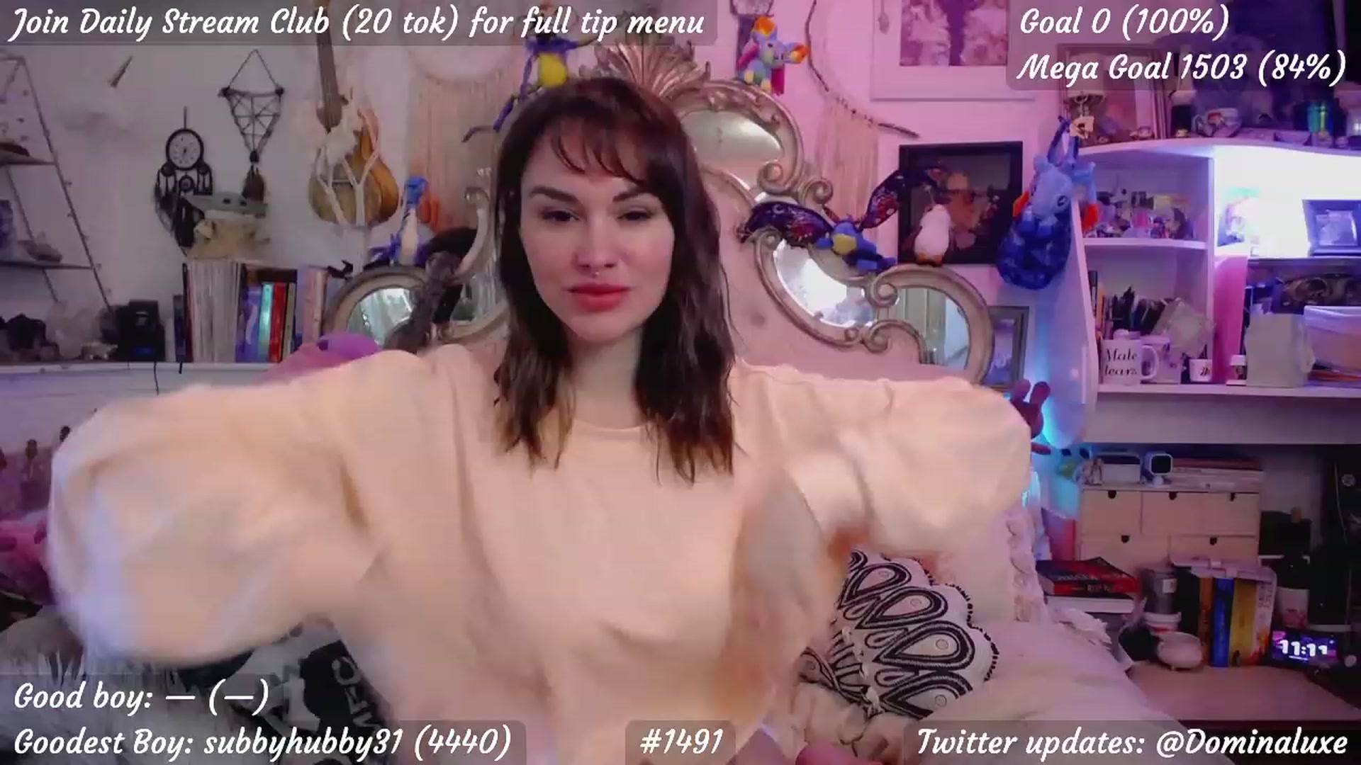 Gallery image thumbnail from TaylorVaughan's myfreecams stream on, 04/15/2023, 20:41 image 1 of 20