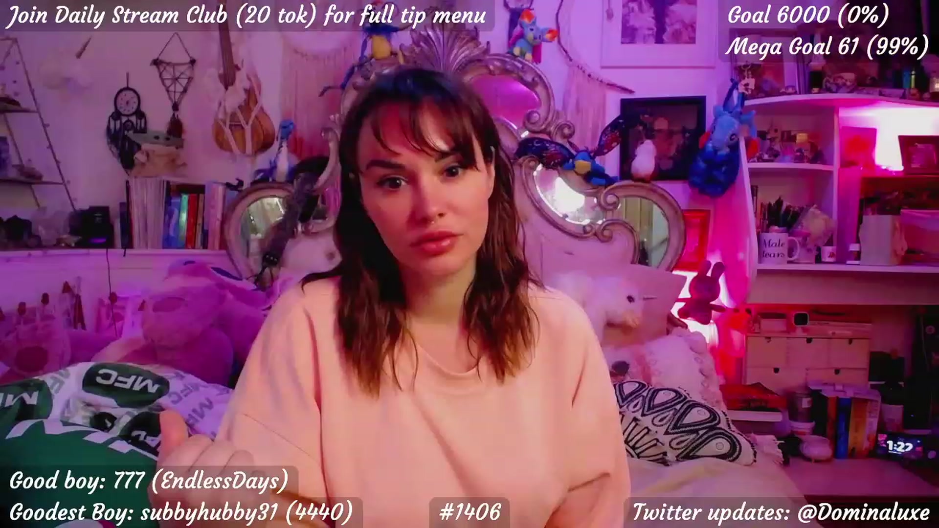 Gallery image thumbnail from TaylorVaughan's myfreecams stream on, 04/15/2023, 20:41 image 19 of 20