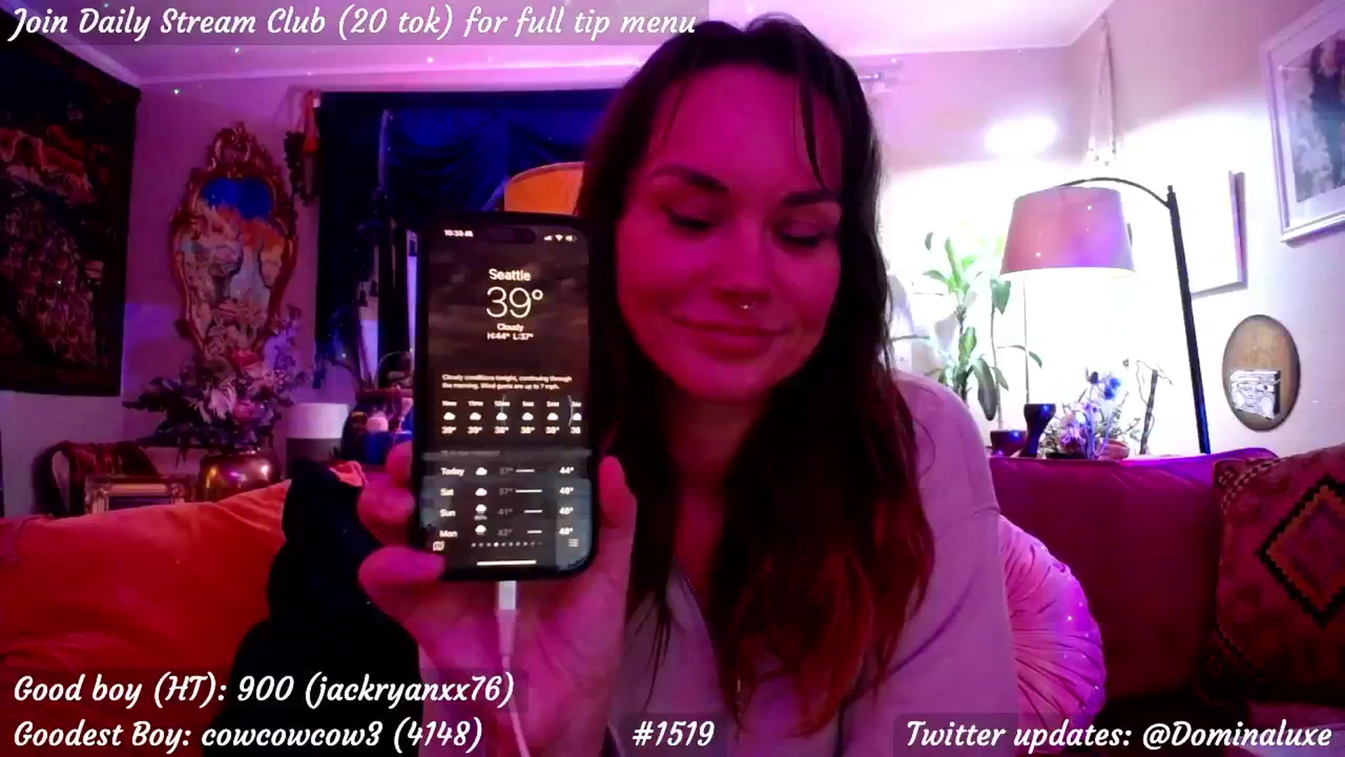 Gallery image thumbnail from TaylorVaughan's myfreecams stream on, 01/20/2024, 07:11 image 7 of 20