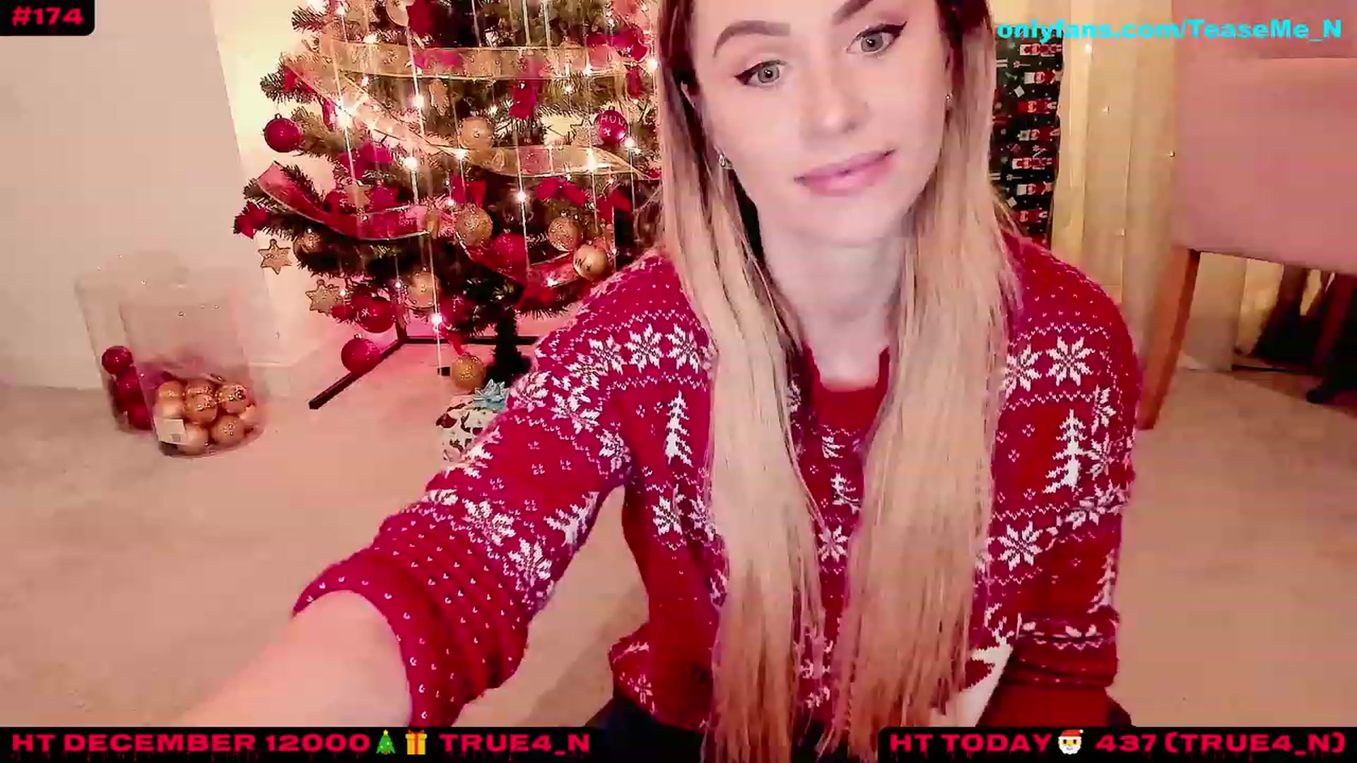 Gallery image thumbnail from TeaseMe_N's myfreecams stream on, 12/24/2022, 01:19 image 3 of 20