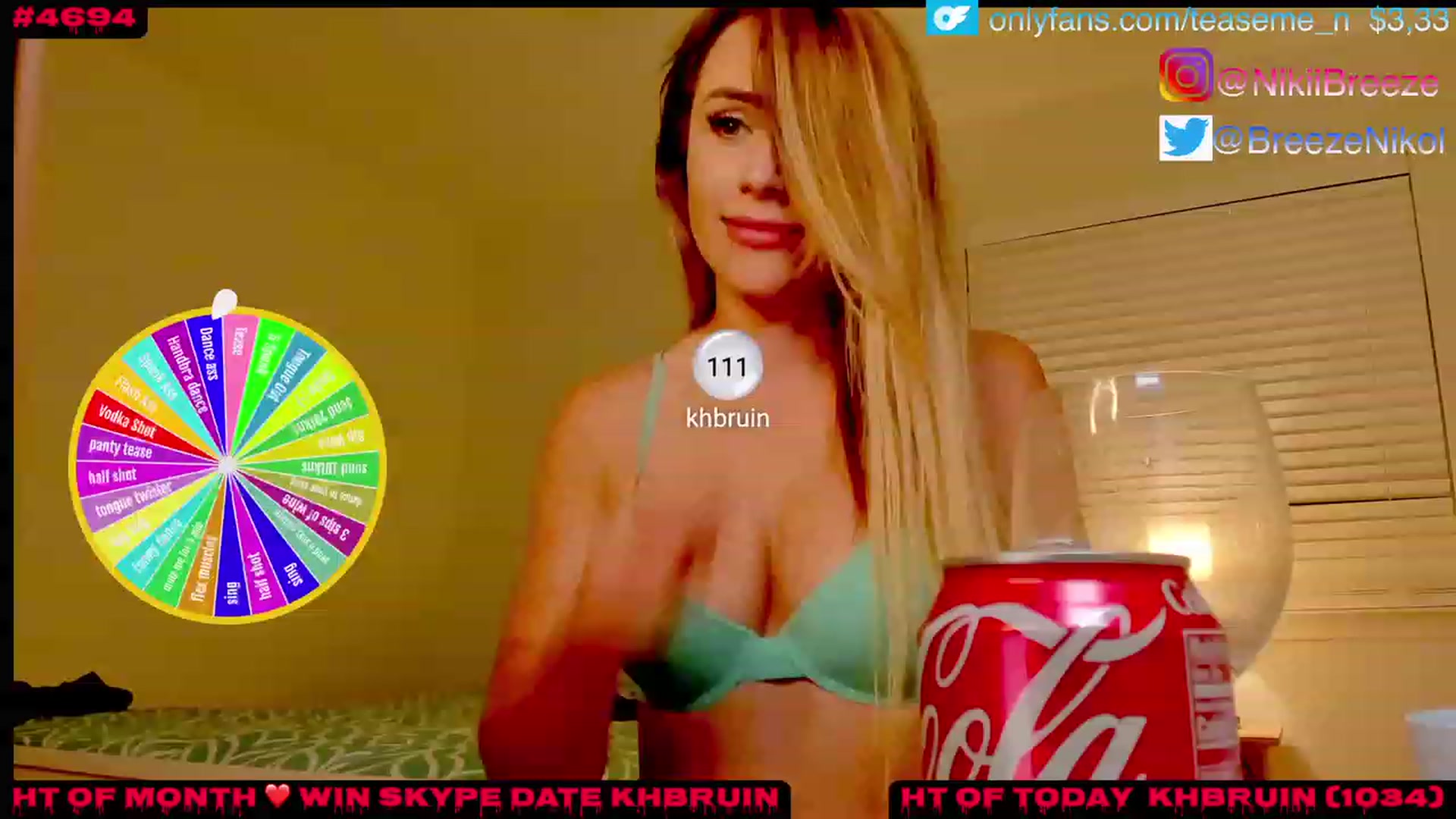 Gallery image thumbnail from TeaseMe_N's myfreecams stream on, 04/29/2023, 05:37 image 14 of 20