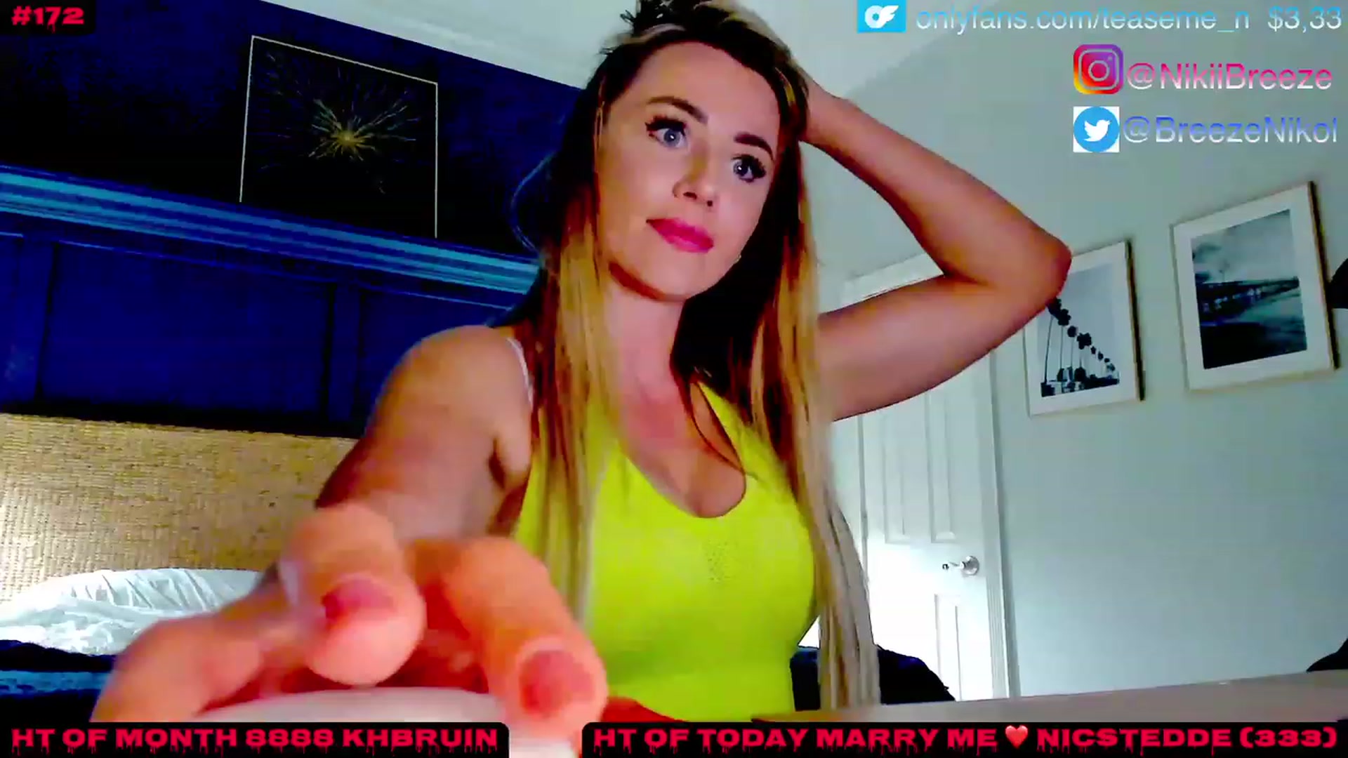 Gallery image thumbnail from TeaseMe_N's myfreecams stream on, 05/10/2023, 04:15 image 9 of 20