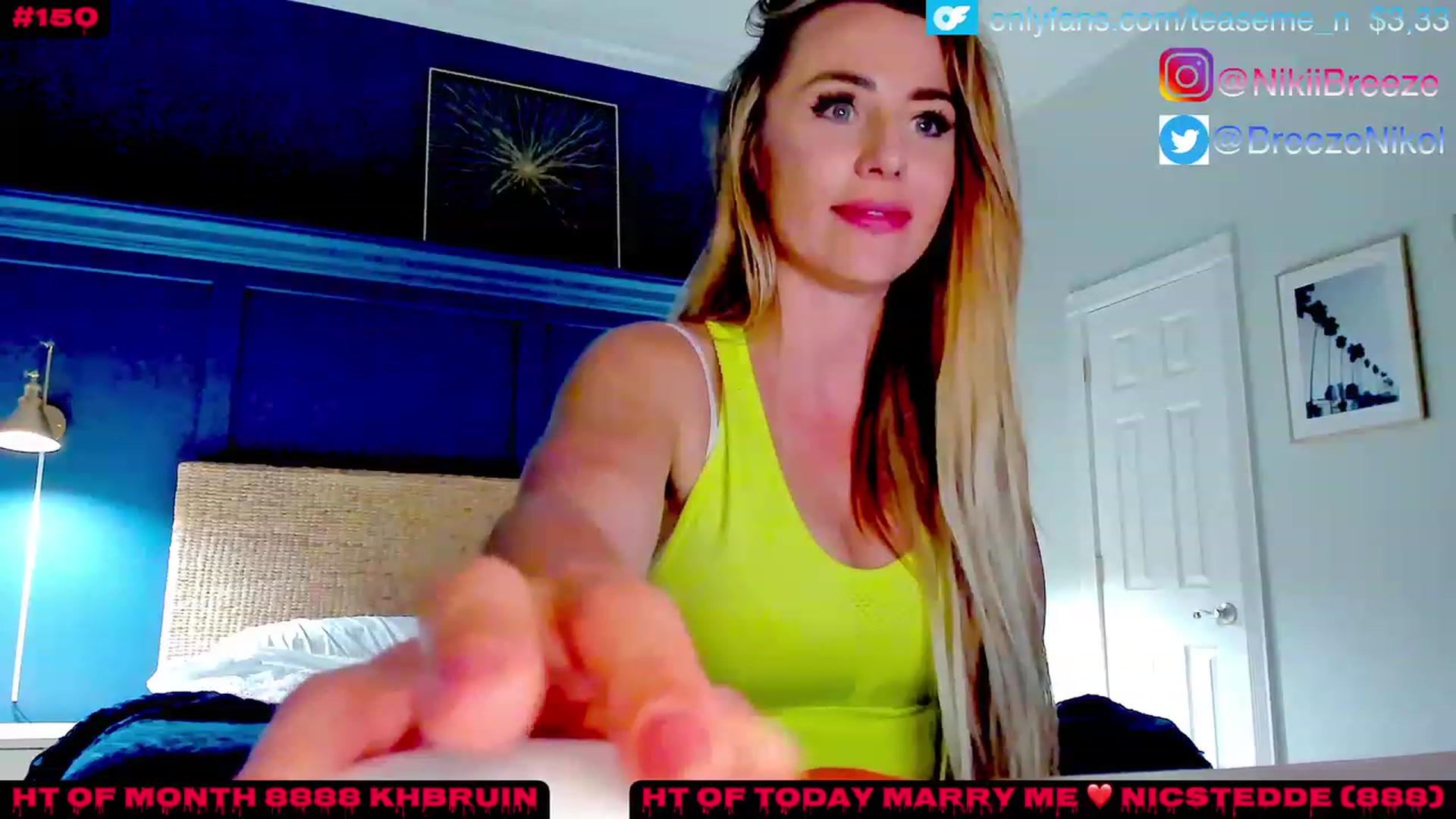 Gallery image thumbnail from TeaseMe_N's myfreecams stream on, 05/10/2023, 04:15 image 20 of 20