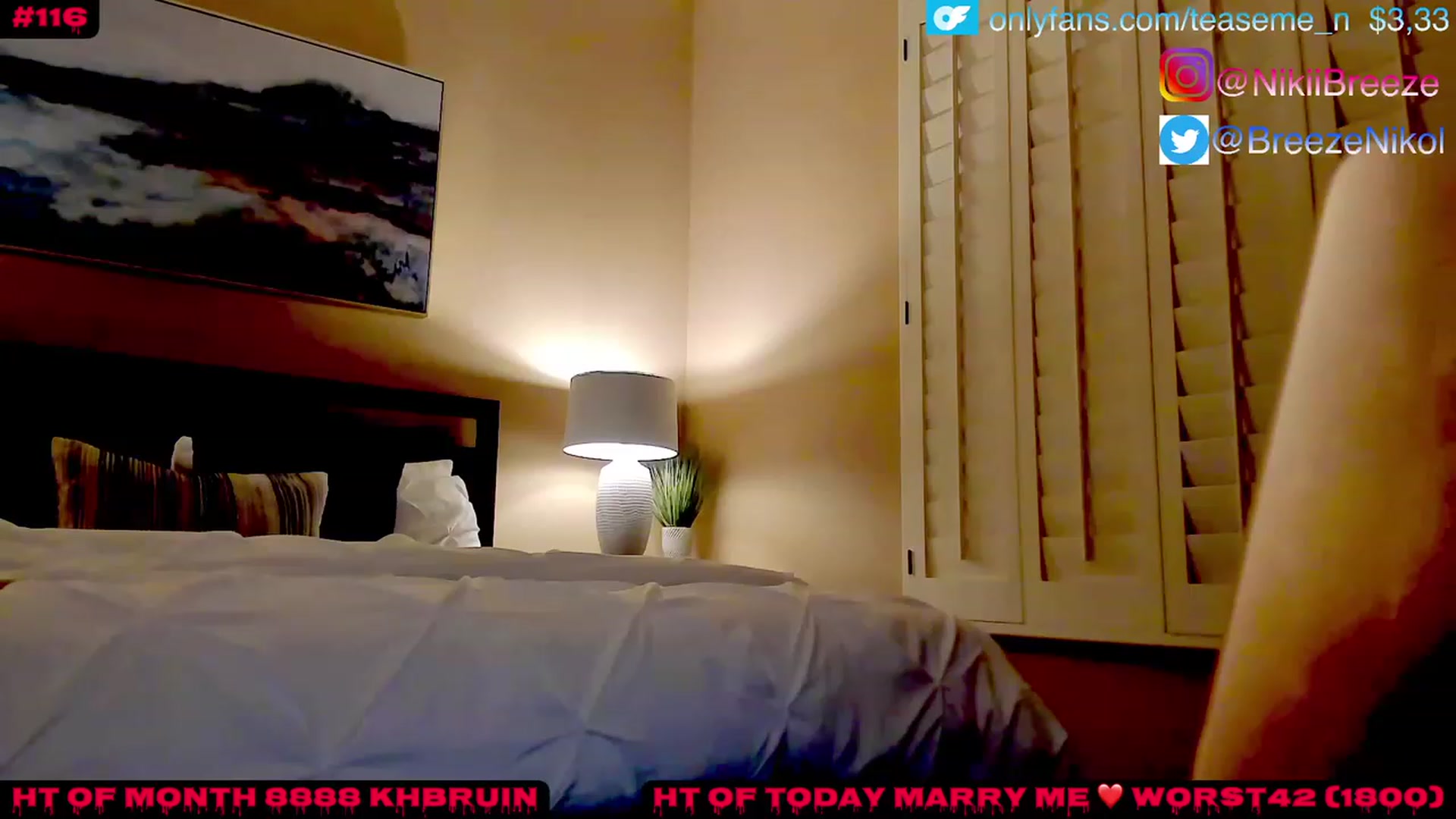 Gallery image thumbnail from TeaseMe_N's myfreecams stream on, 05/12/2023, 04:54 image 12 of 20