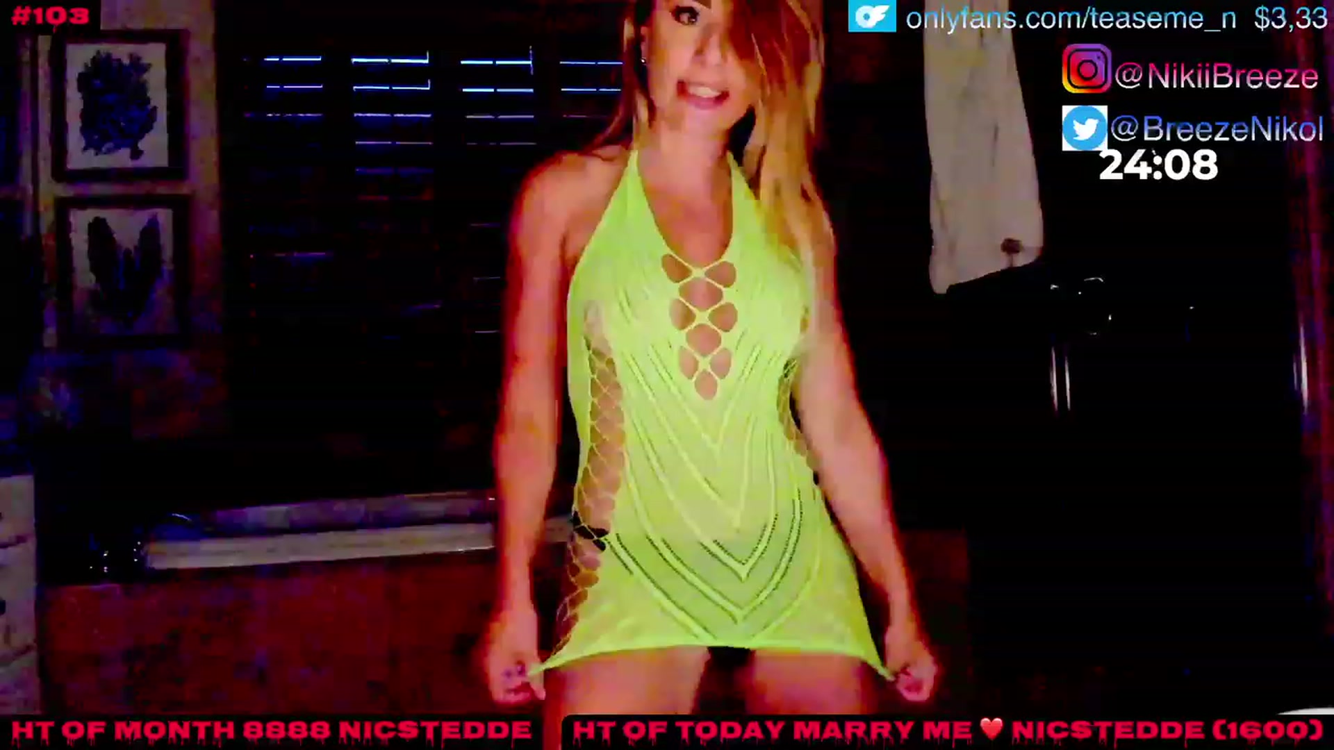 Gallery image thumbnail from TeaseMe_N's myfreecams stream on, 05/16/2023, 03:14 image 17 of 20
