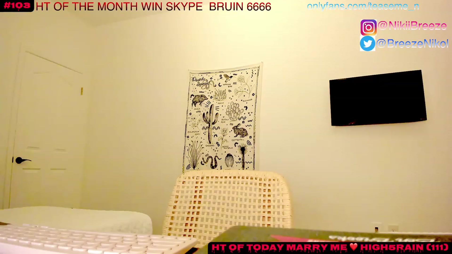 Gallery image thumbnail from TeaseMe_N's myfreecams stream on, 06/13/2023, 05:05 image 6 of 20