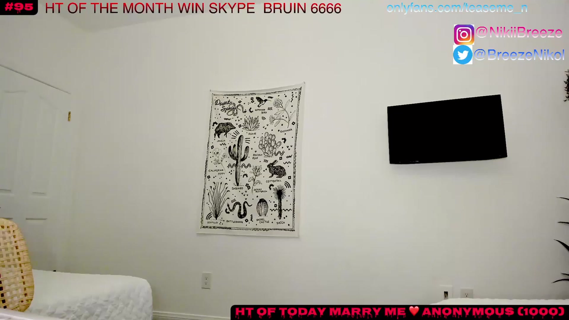 Gallery image thumbnail from TeaseMe_N's myfreecams stream on, 06/14/2023, 05:43 image 1 of 20