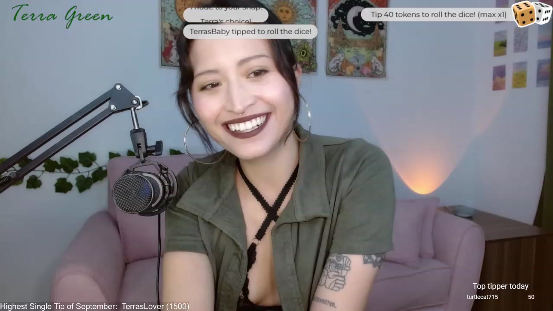 Gallery image thumbnail from TerraGreen's myfreecams stream on, 09/11/2023, 20:09 image 3 of 20