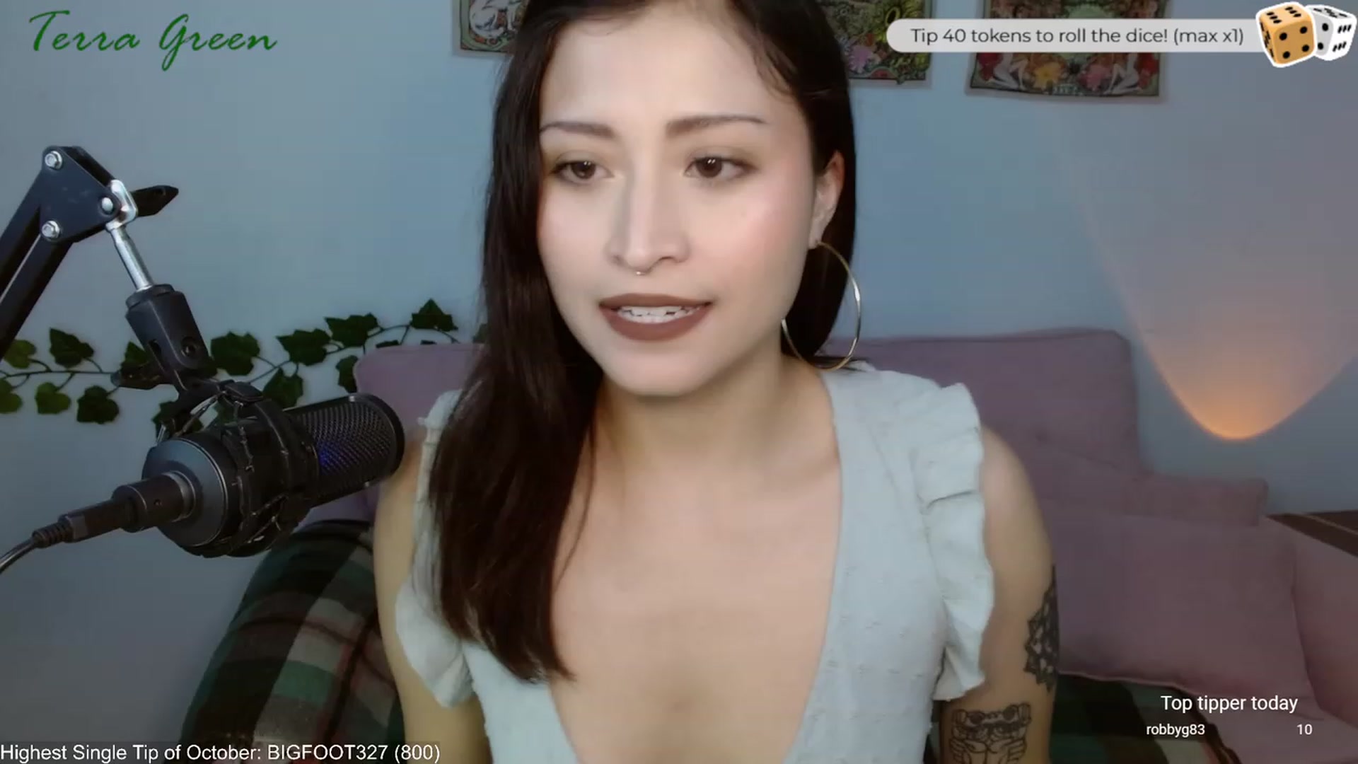 Gallery image thumbnail from TerraGreen's myfreecams stream on, 10/02/2023, 17:45 image 5 of 20