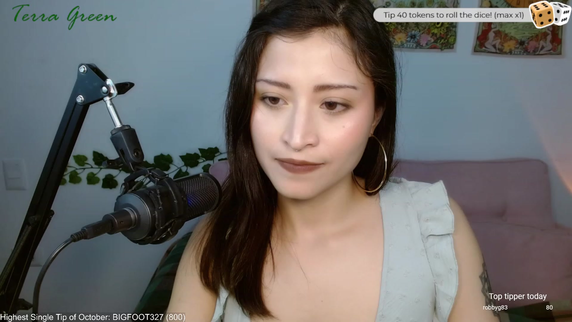 Gallery image thumbnail from TerraGreen's myfreecams stream on, 10/02/2023, 18:54 image 11 of 20