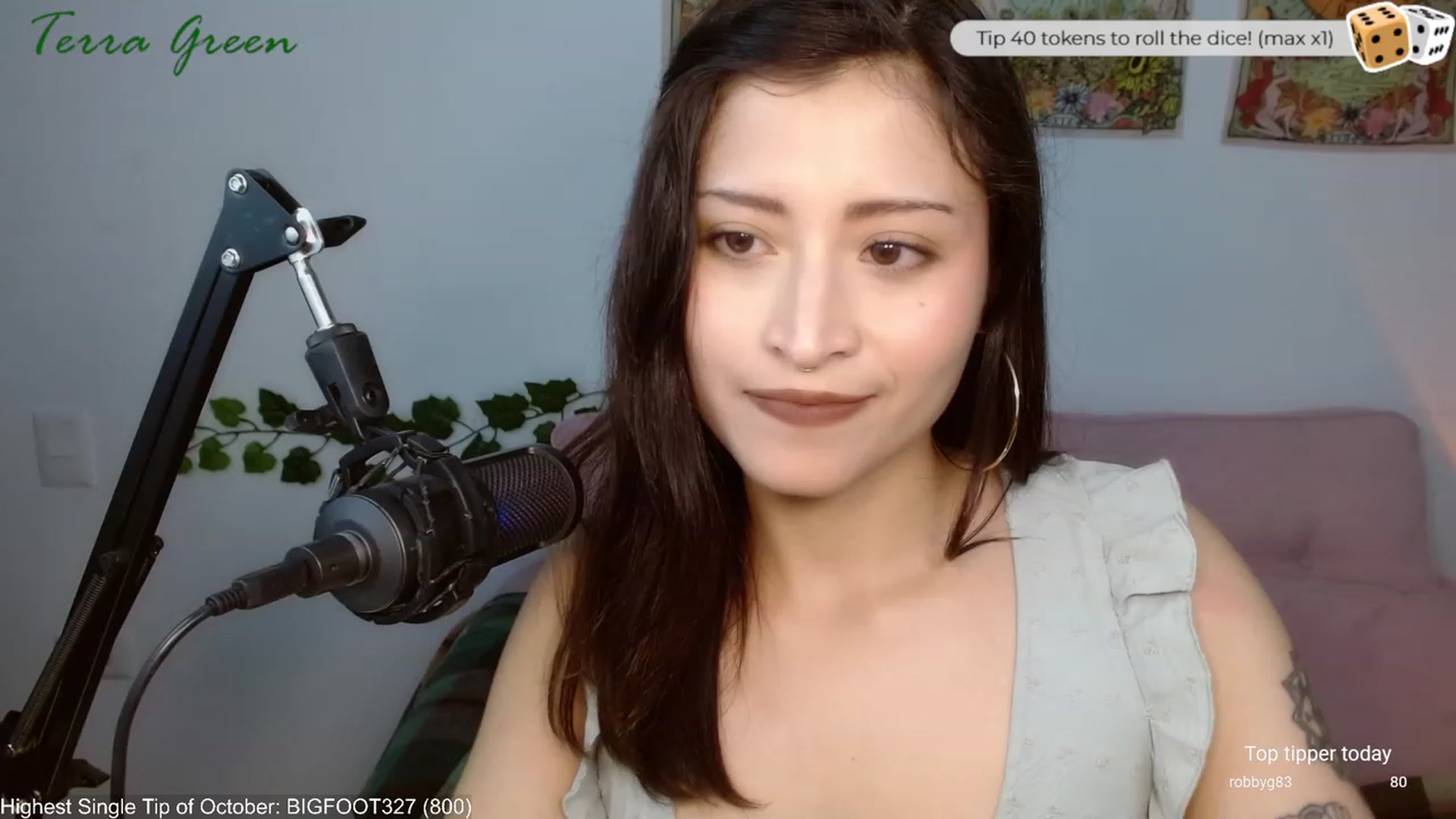 Gallery image thumbnail from TerraGreen's myfreecams stream on, 10/02/2023, 18:54 image 14 of 20