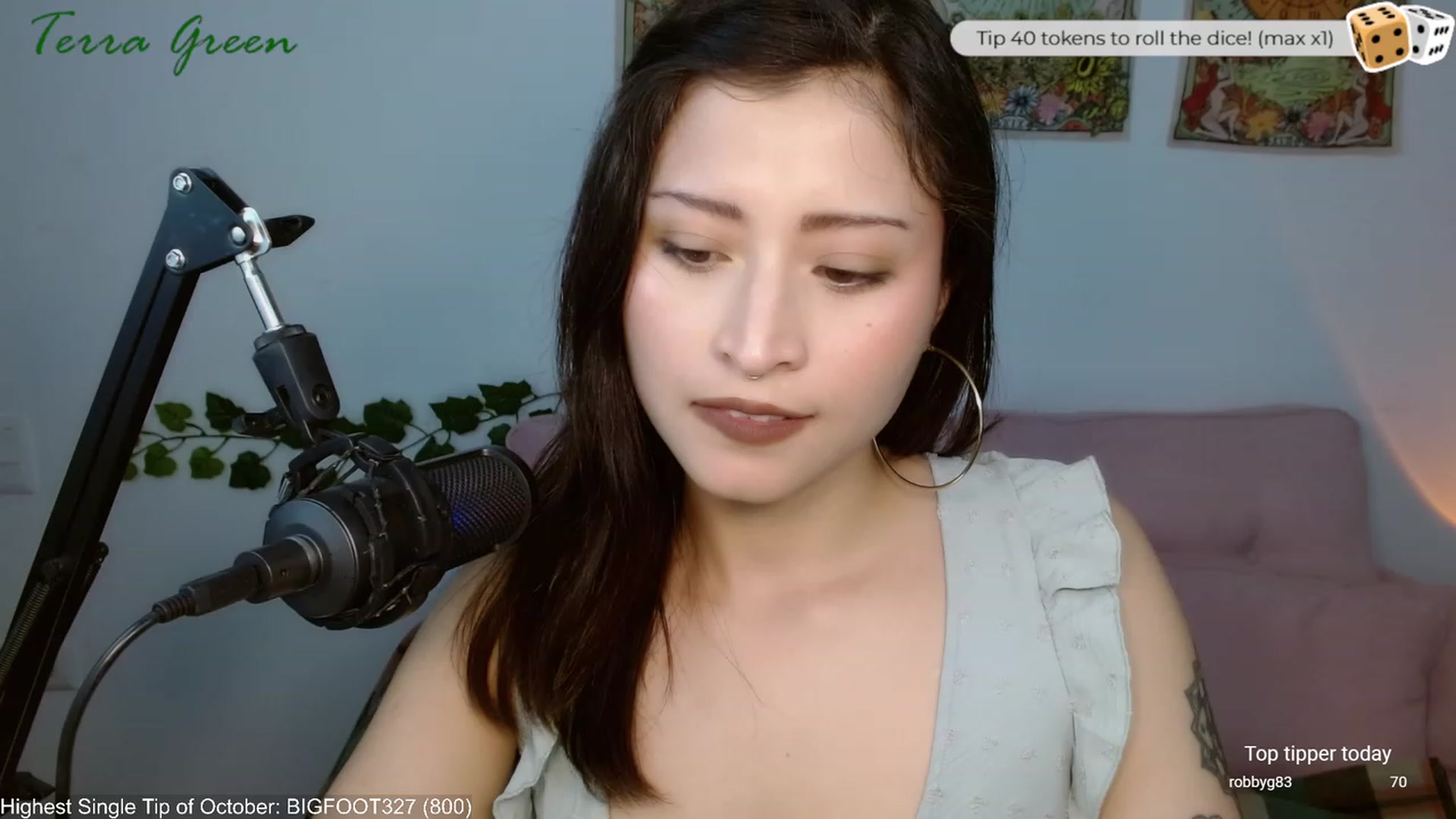 Gallery image thumbnail from TerraGreen's myfreecams stream on, 10/02/2023, 18:54 image 10 of 20
