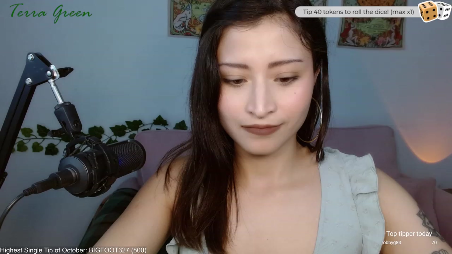 Gallery image thumbnail from TerraGreen's myfreecams stream on, 10/02/2023, 18:54 image 7 of 20