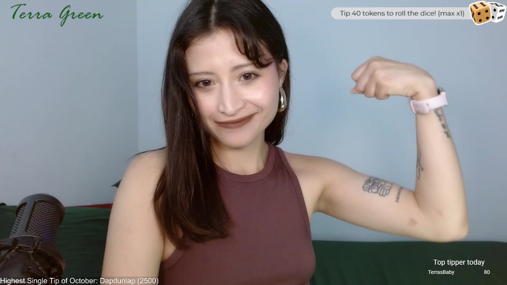 Gallery image thumbnail from TerraGreen's myfreecams stream on, 10/04/2023, 19:38 image 4 of 20