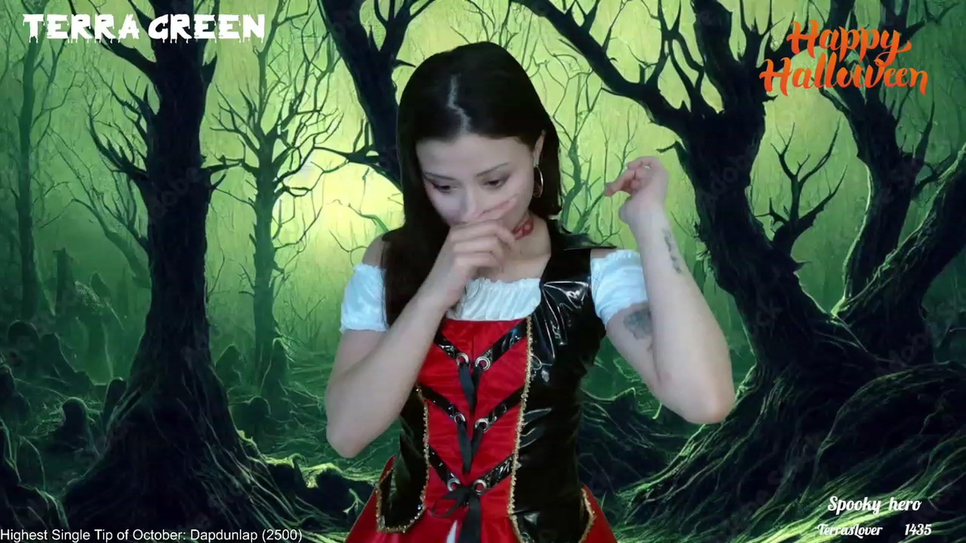 Gallery image thumbnail from TerraGreen's myfreecams stream on, 10/28/2023, 24:04 image 13 of 20