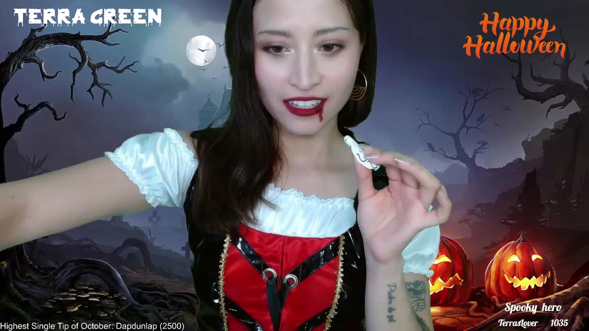 Gallery image thumbnail from TerraGreen's myfreecams stream on, 10/28/2023, 24:04 image 5 of 20