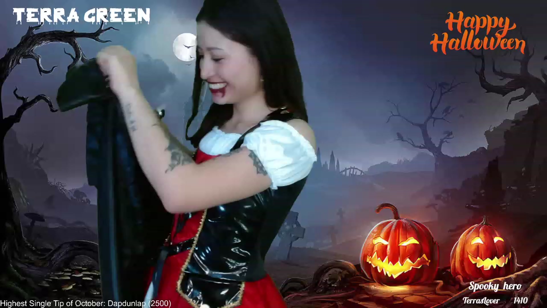 Gallery image thumbnail from TerraGreen's myfreecams stream on, 10/28/2023, 24:04 image 7 of 20