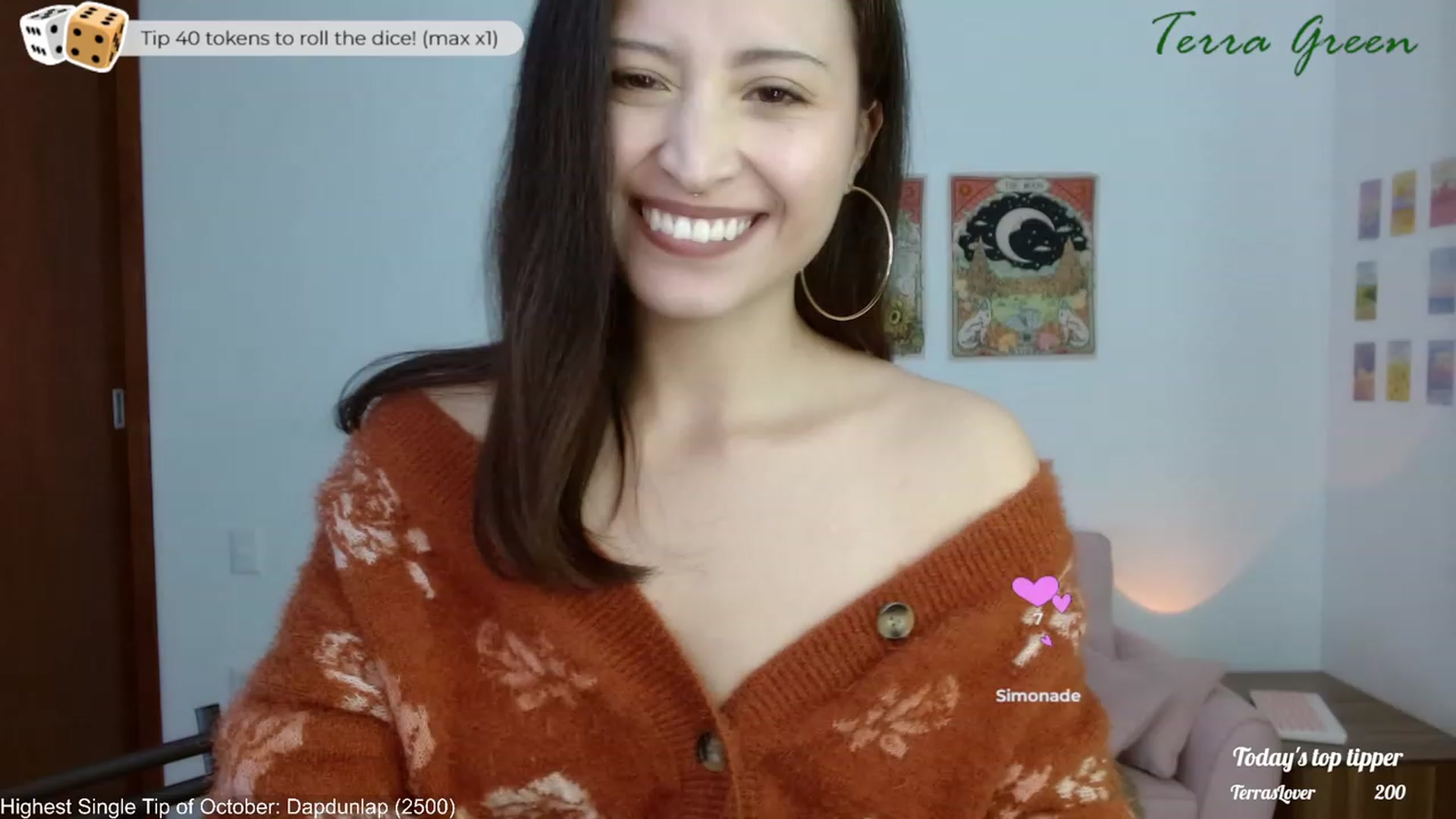 Gallery image thumbnail from TerraGreen's myfreecams stream on, 10/31/2023, 20:30 image 2 of 20