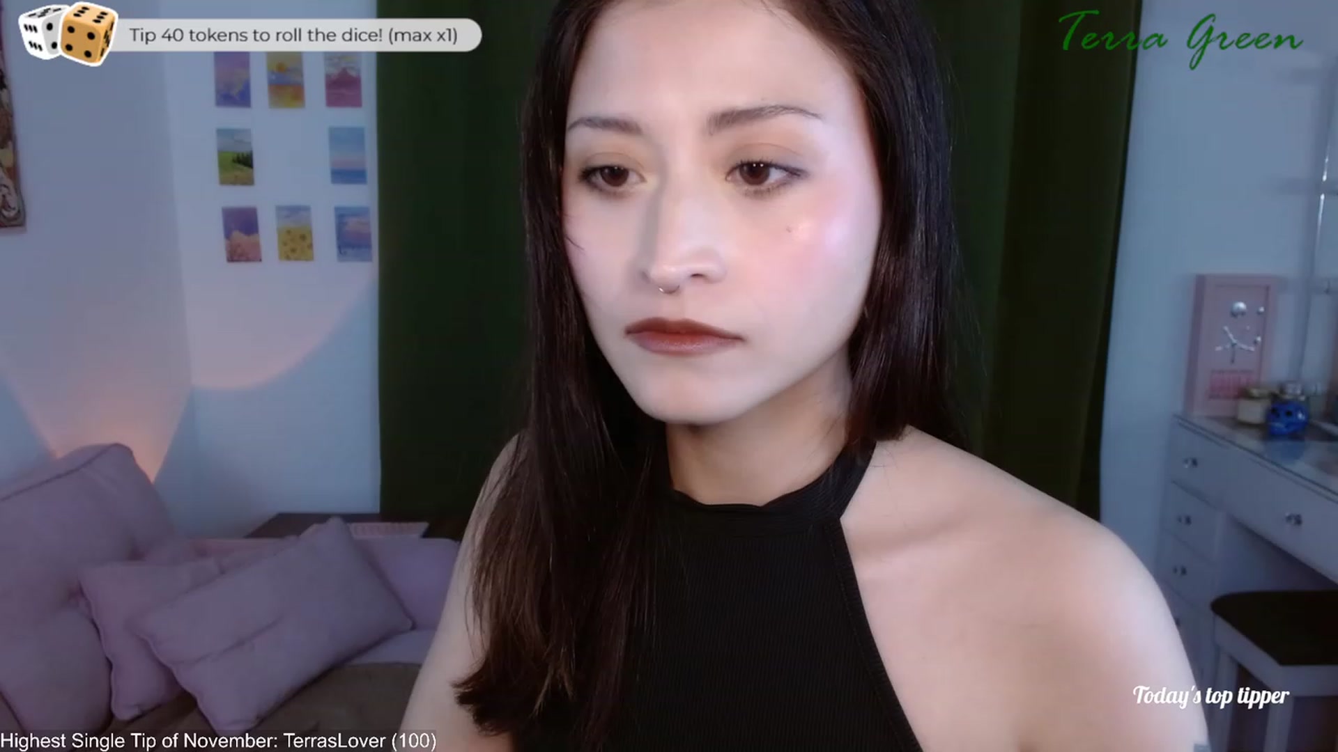 Gallery image thumbnail from TerraGreen's myfreecams stream on, 11/03/2023, 18:07 image 6 of 20