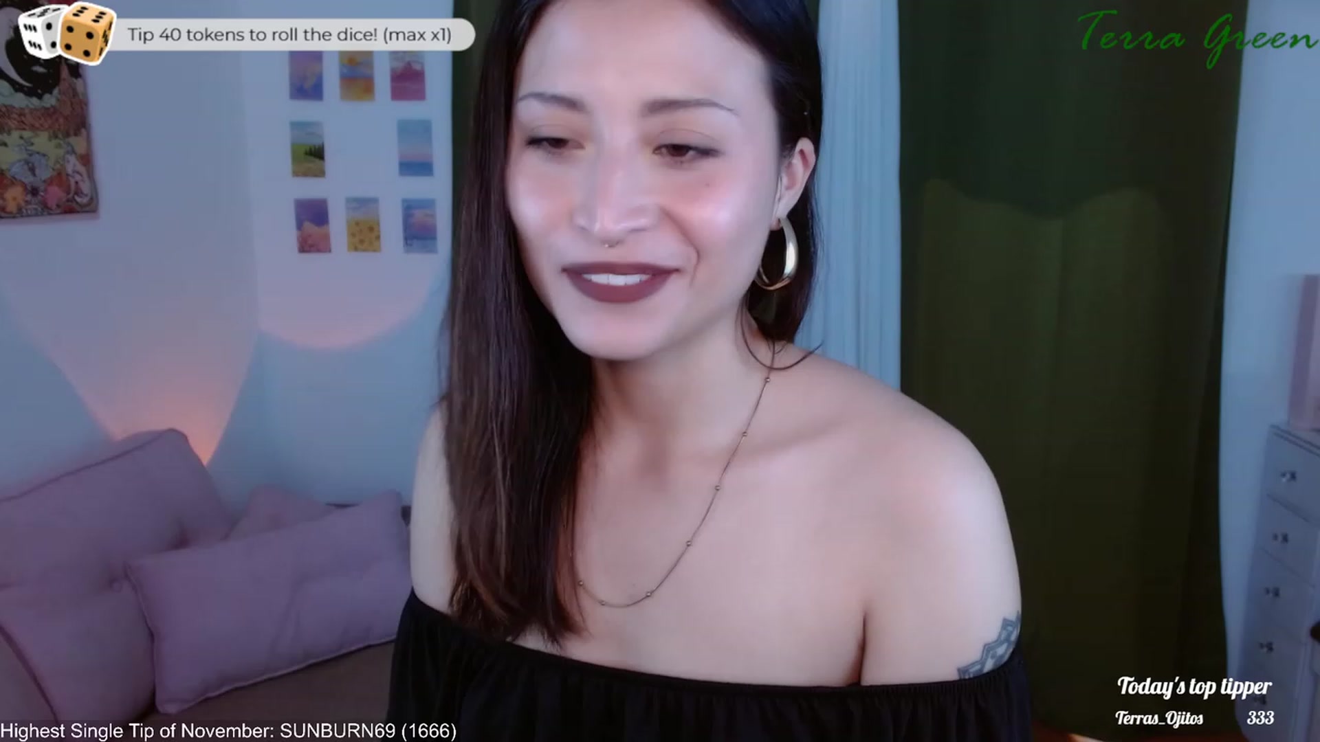 Gallery image thumbnail from TerraGreen's myfreecams stream on, 11/07/2023, 19:04 image 14 of 20