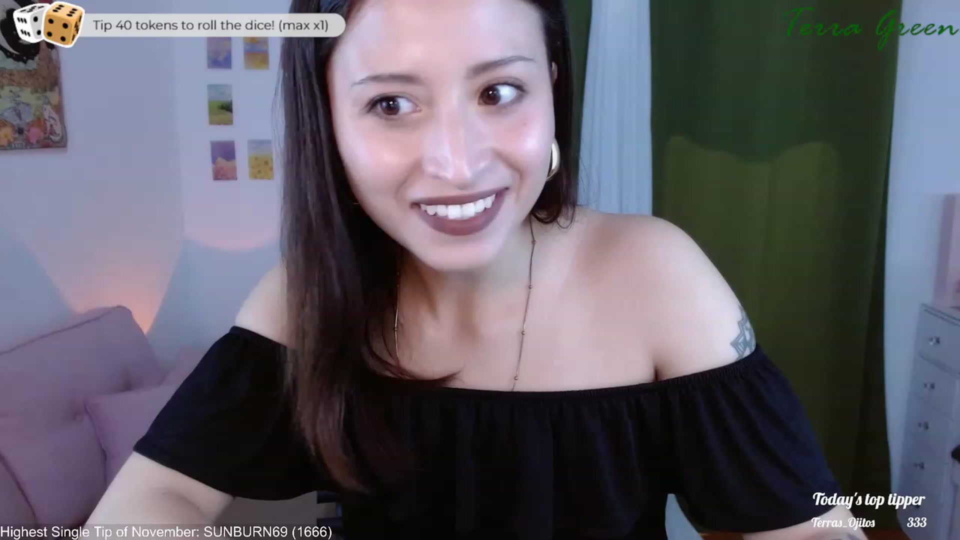 Gallery image thumbnail from TerraGreen's myfreecams stream on, 11/07/2023, 19:04 image 9 of 20