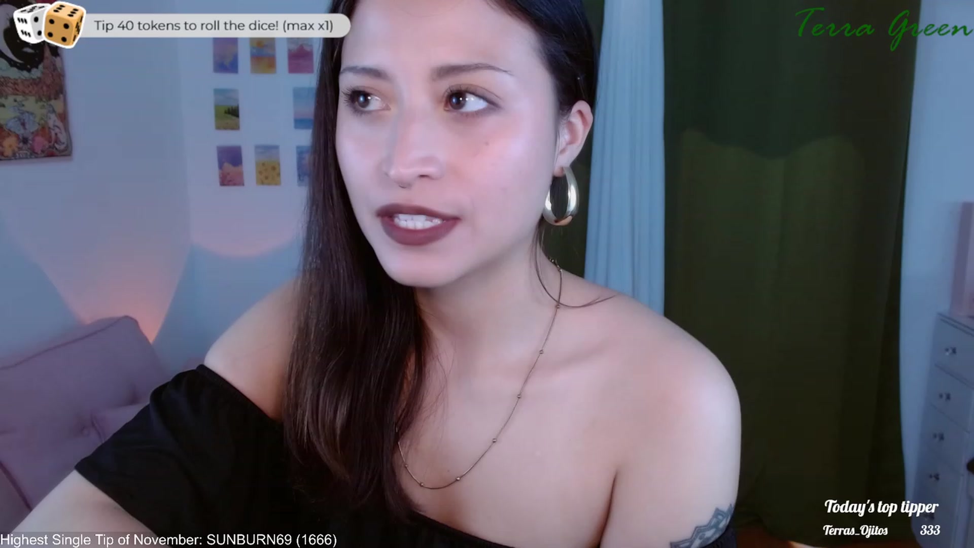 Gallery image thumbnail from TerraGreen's myfreecams stream on, 11/07/2023, 19:04 image 15 of 20
