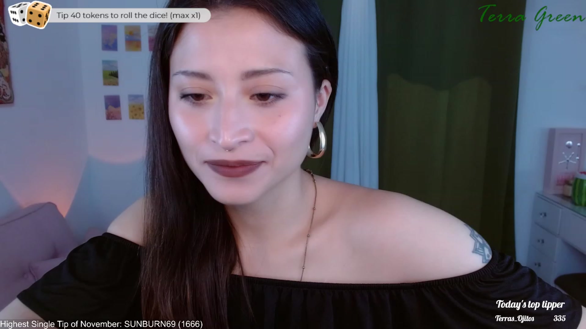 Gallery image thumbnail from TerraGreen's myfreecams stream on, 11/07/2023, 20:50 image 2 of 20