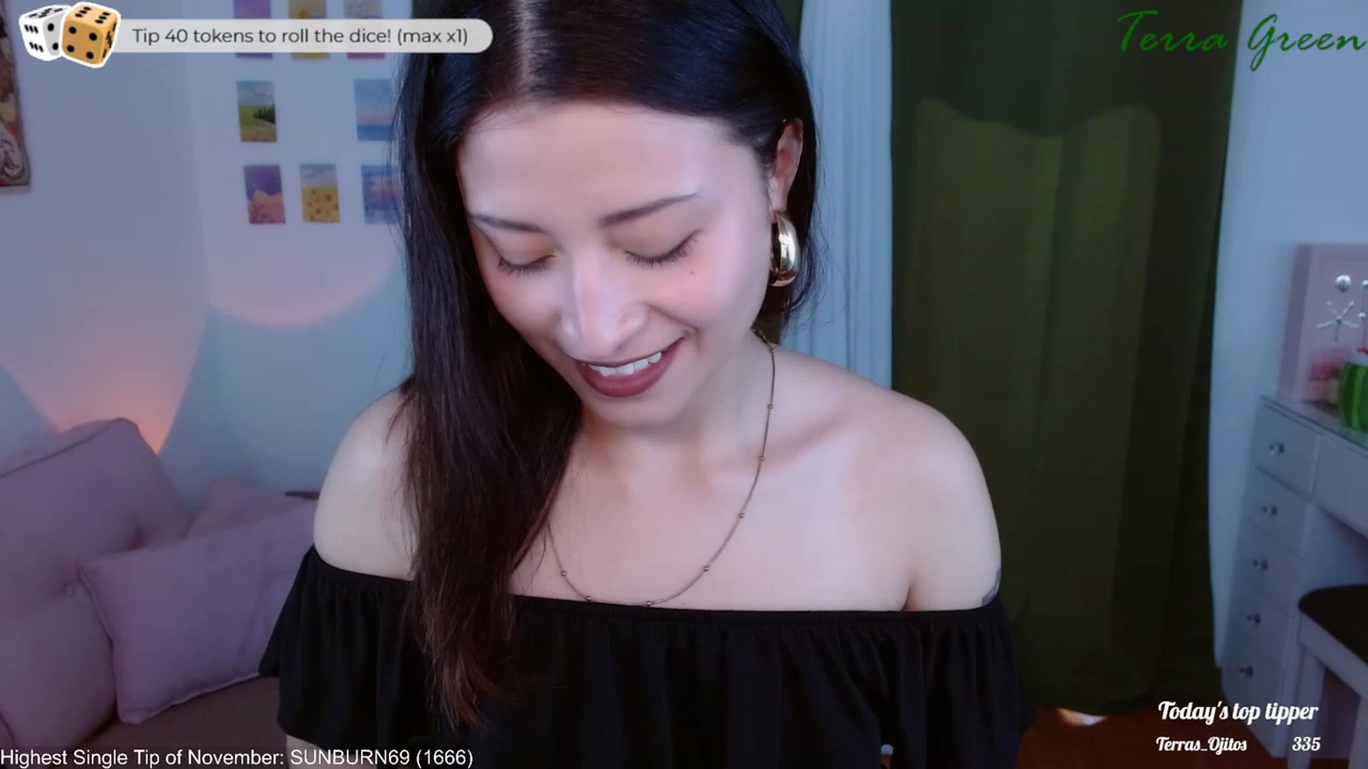 Gallery image thumbnail from TerraGreen's myfreecams stream on, 11/07/2023, 20:50 image 5 of 20