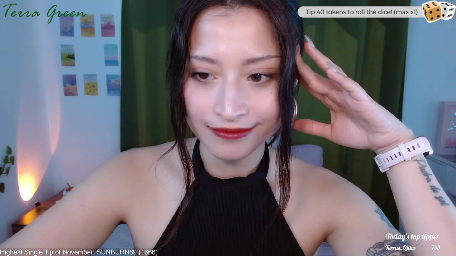 Gallery image thumbnail from TerraGreen's myfreecams stream on, 11/11/2023, 21:18 image 2 of 20