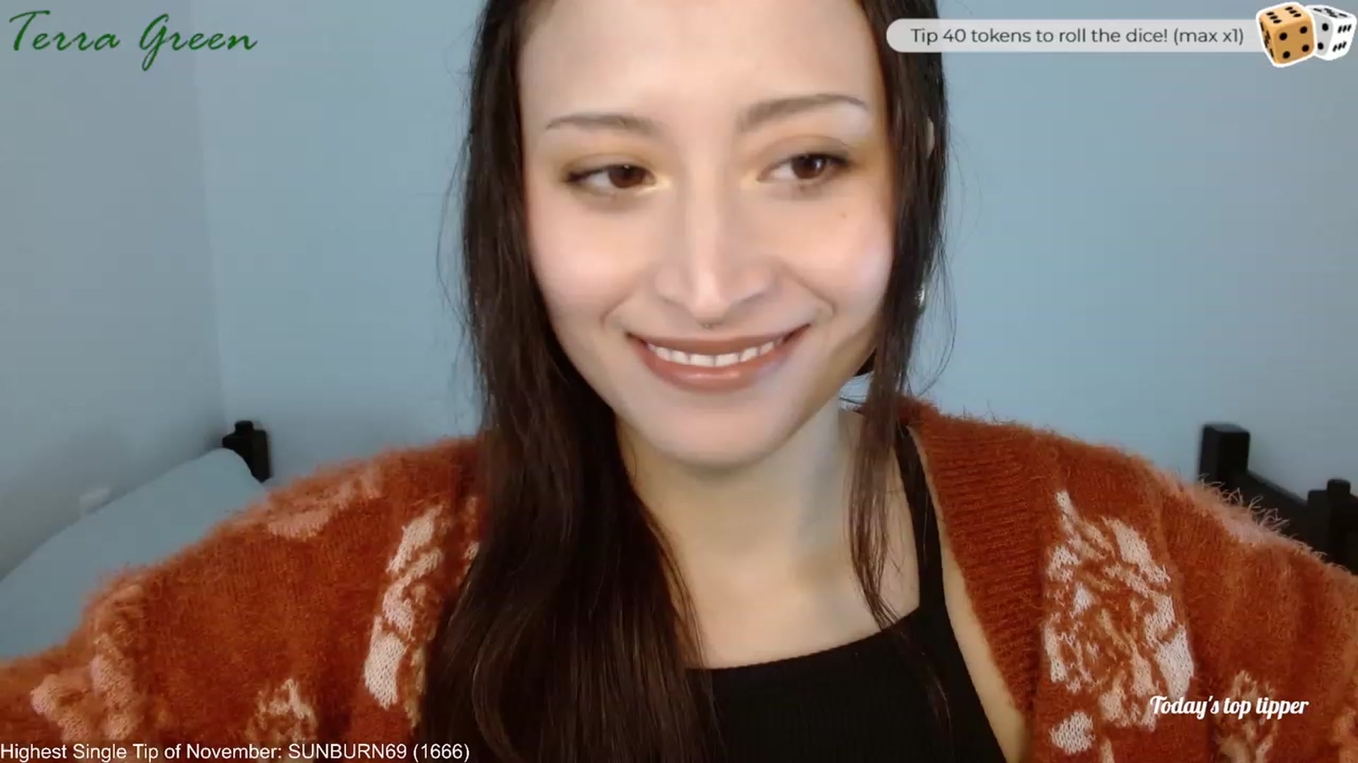 Gallery image thumbnail from TerraGreen's myfreecams stream on, 11/18/2023, 18:33 image 10 of 20