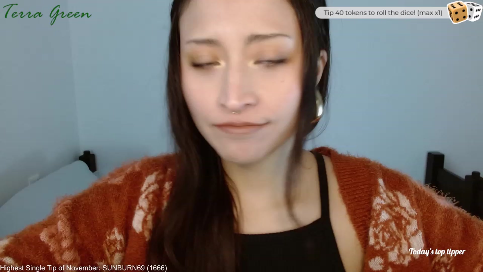 Gallery image thumbnail from TerraGreen's myfreecams stream on, 11/18/2023, 18:33 image 1 of 20