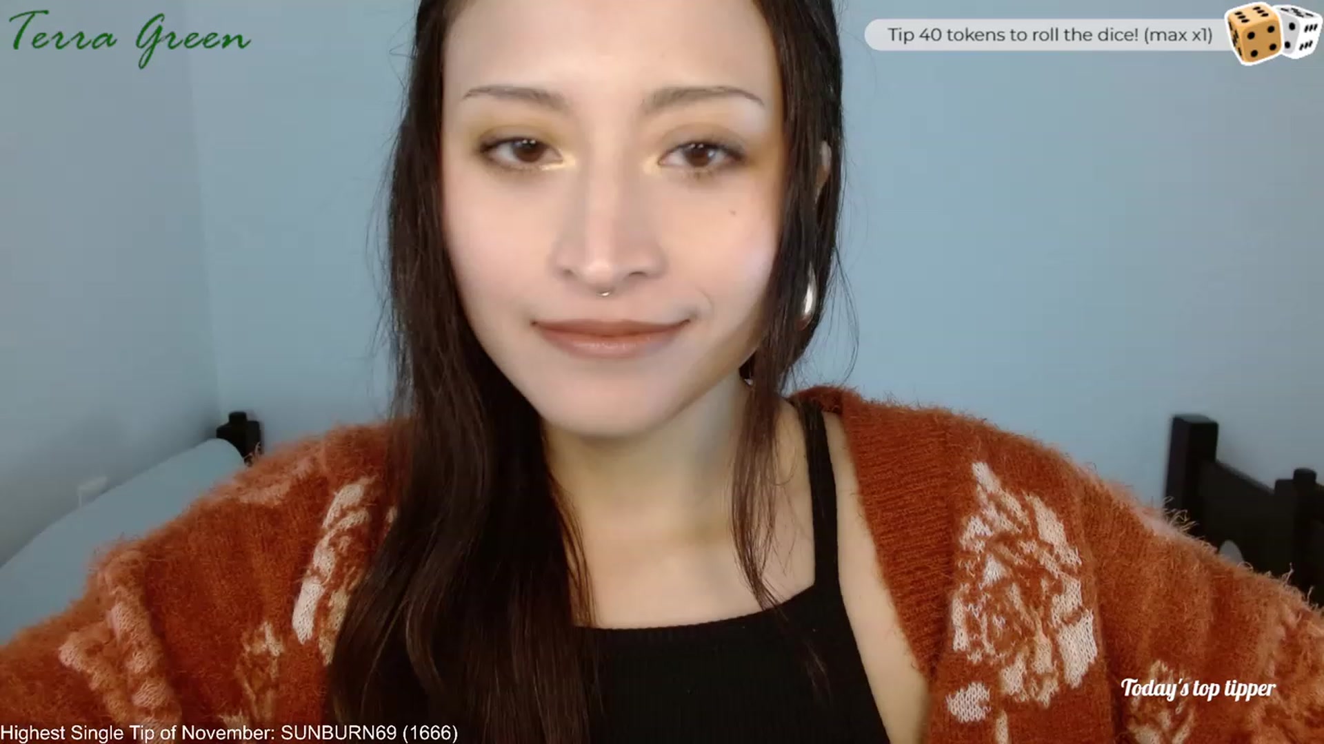 Gallery image thumbnail from TerraGreen's myfreecams stream on, 11/18/2023, 18:33 image 8 of 20