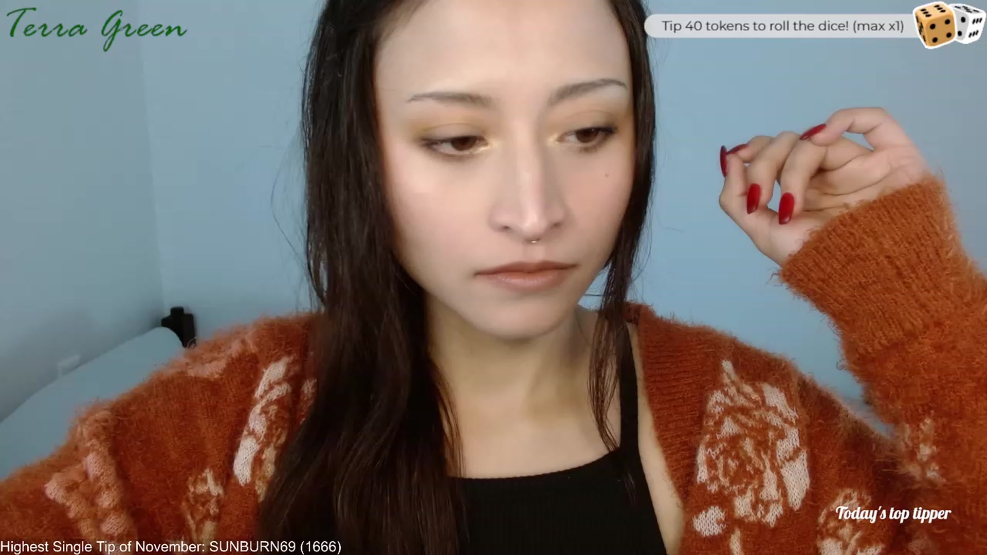 Gallery image thumbnail from TerraGreen's myfreecams stream on, 11/18/2023, 18:33 image 9 of 20