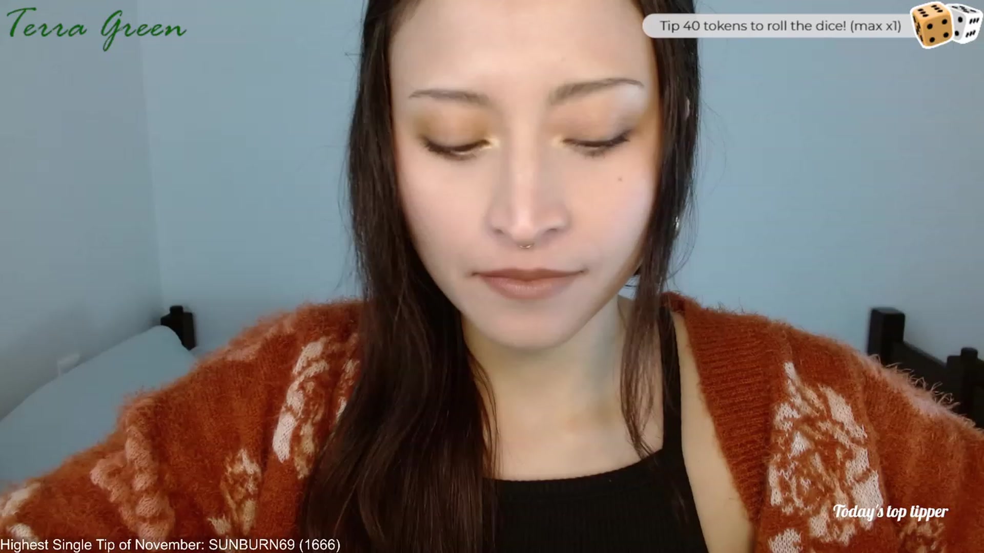 Gallery image thumbnail from TerraGreen's myfreecams stream on, 11/18/2023, 18:33 image 2 of 20