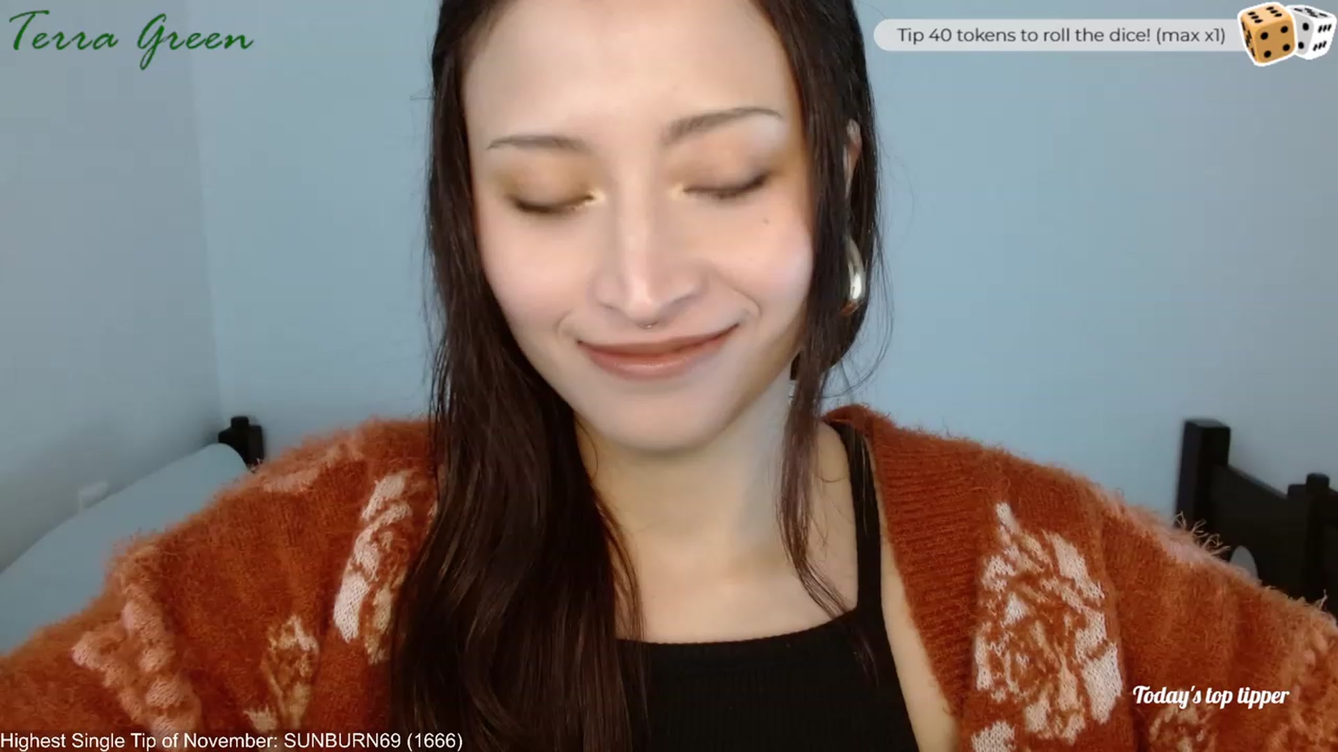 Gallery image thumbnail from TerraGreen's myfreecams stream on, 11/18/2023, 18:33 image 11 of 20