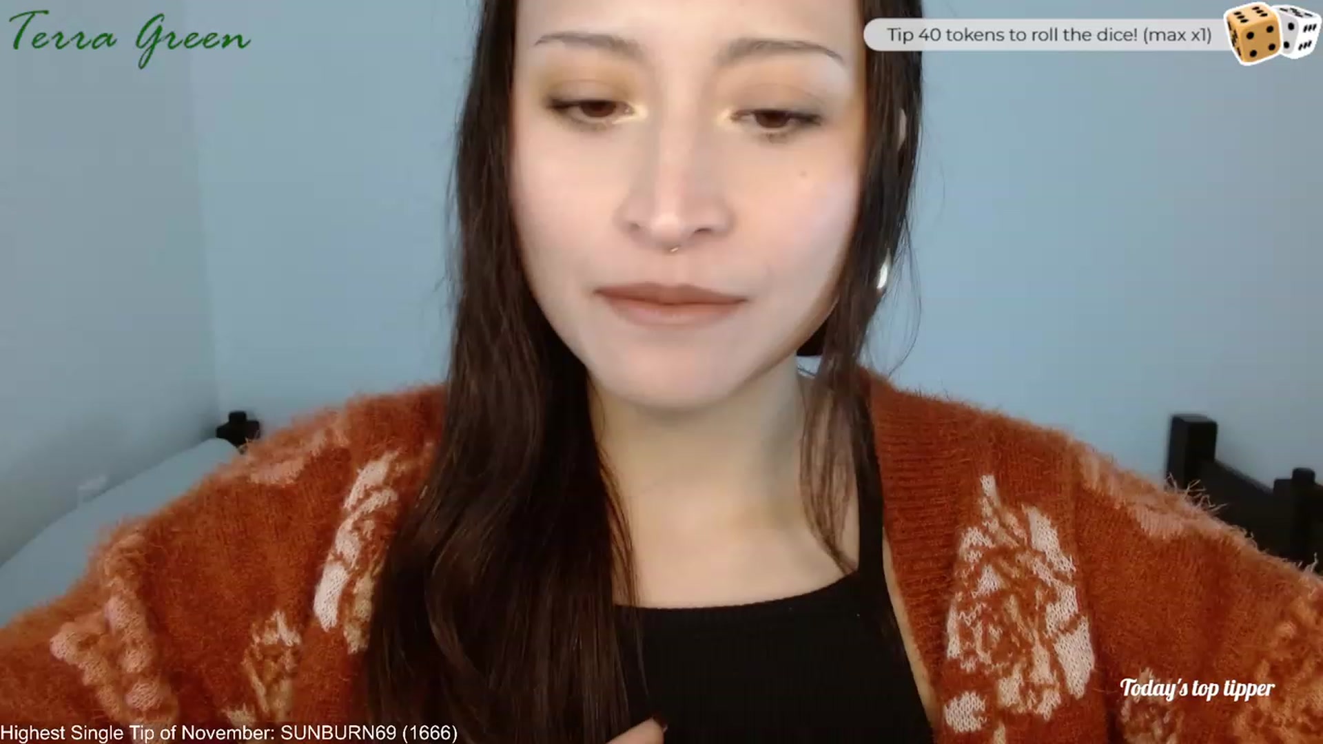 Gallery image thumbnail from TerraGreen's myfreecams stream on, 11/18/2023, 18:33 image 14 of 20