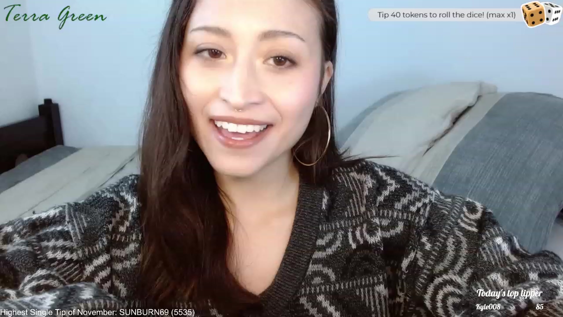 Gallery image thumbnail from TerraGreen's myfreecams stream on, 11/25/2023, 18:47 image 9 of 20