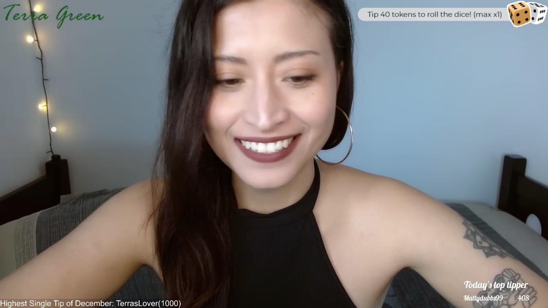 Gallery image thumbnail from TerraGreen's myfreecams stream on, 12/03/2023, 19:11 image 18 of 20
