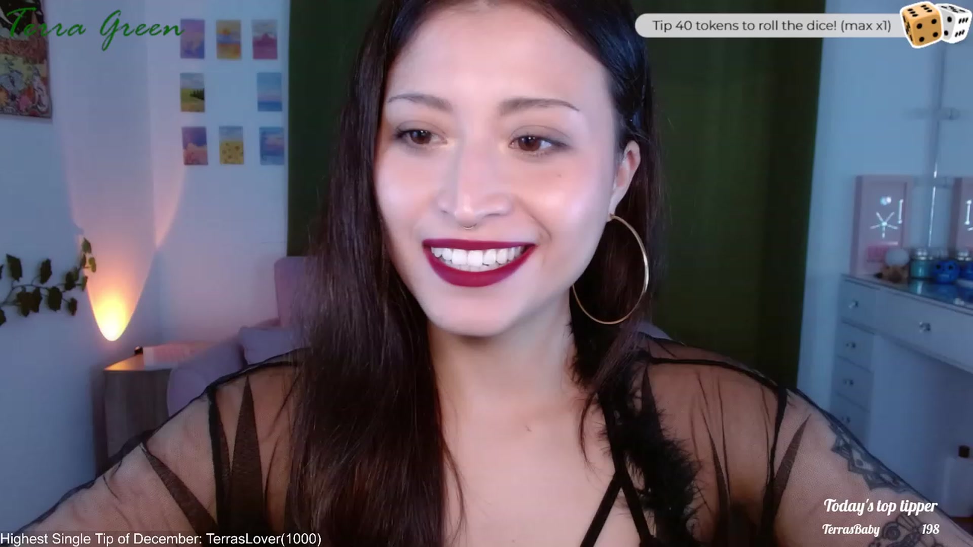 Gallery image thumbnail from TerraGreen's myfreecams stream on, 12/04/2023, 18:58 image 8 of 20